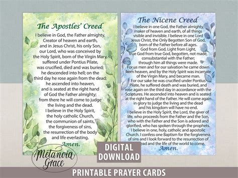 nicene creed printable pdf.